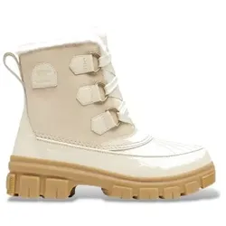 Sorel für Damen. 2106701292 Torino V Stiefel Gebrochenes Weiß (36), Wohnung, Schnürsenkel, Lässig