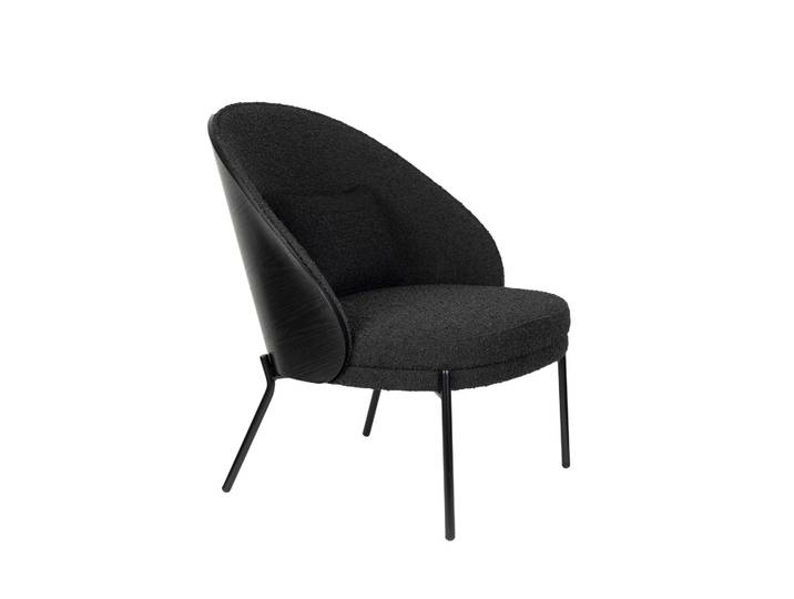 Loungesessel Dutchbone Rodin Schwarz, Neu