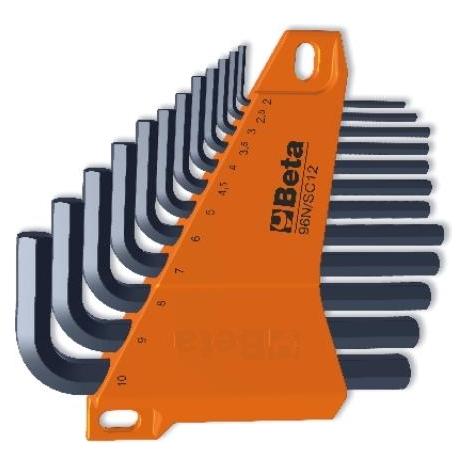 BETA 96N/SC12 Sechskant-Stiftschlüsselsatz, Werkstatt Tools (96N-SC12)