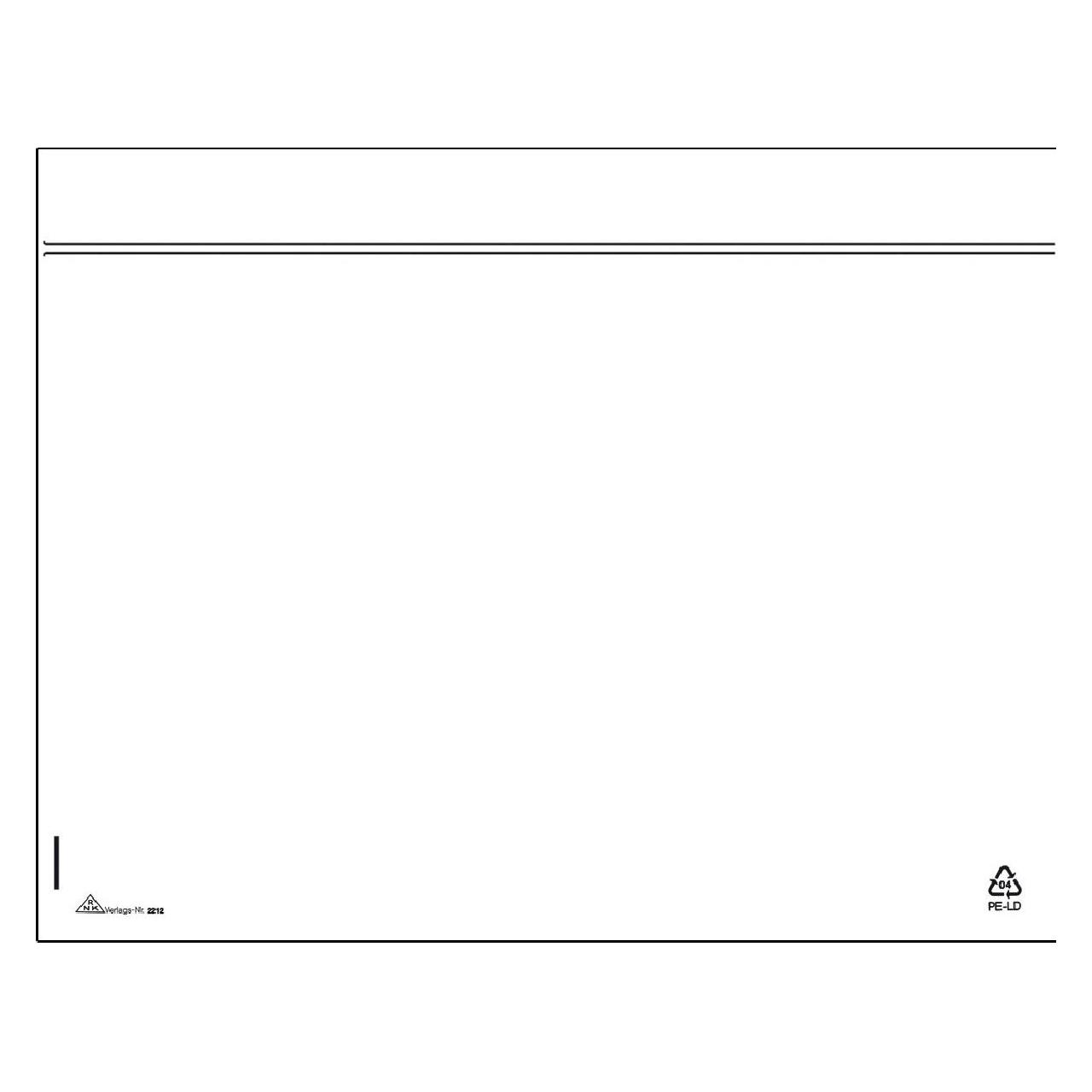 Rnk Begleitpapiertasche 2212 C4 o.A. 100 St./Pack. (C4) (2212)