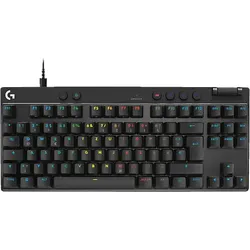 LOGITECH PRO X TKL RAPID mit magnetischen Analogschaltern, Gaming-Tastatur, kabelgebunden, Black