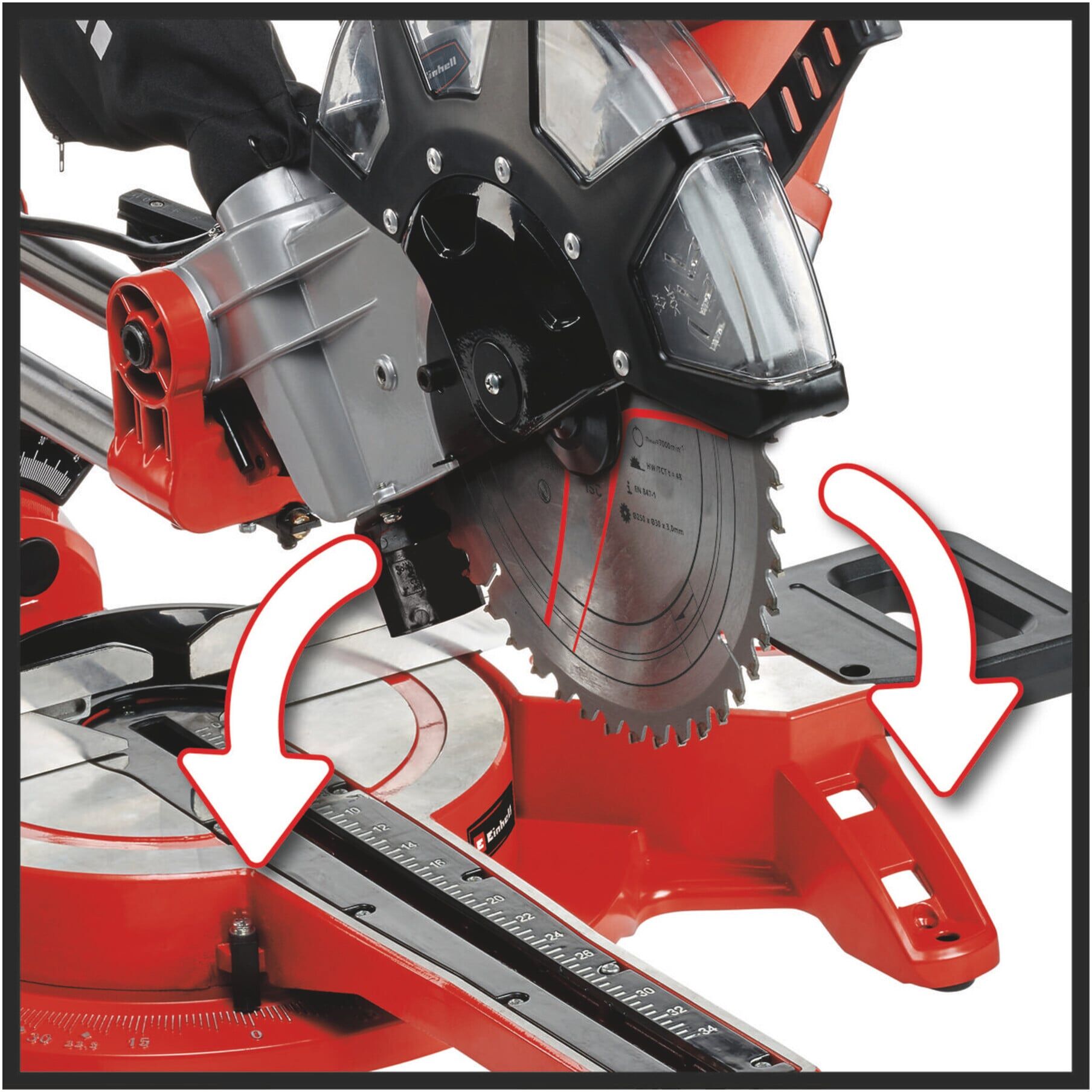 Einhell Zug-Kapp-Gehrungssäge TC-SM 2534/1 Dual (4300395)