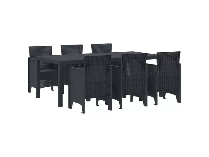 VidaXL - Essens draußen polypropylen, One Size, Anthrazit