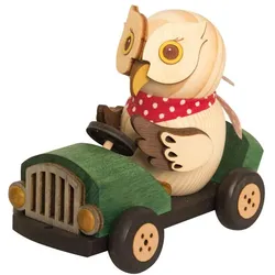 Kuhnert, Deko Figuren + Skulpturen, Deko "Mini Eule" - Wahl aus versch. Varianten - Handarbeit aus Holz