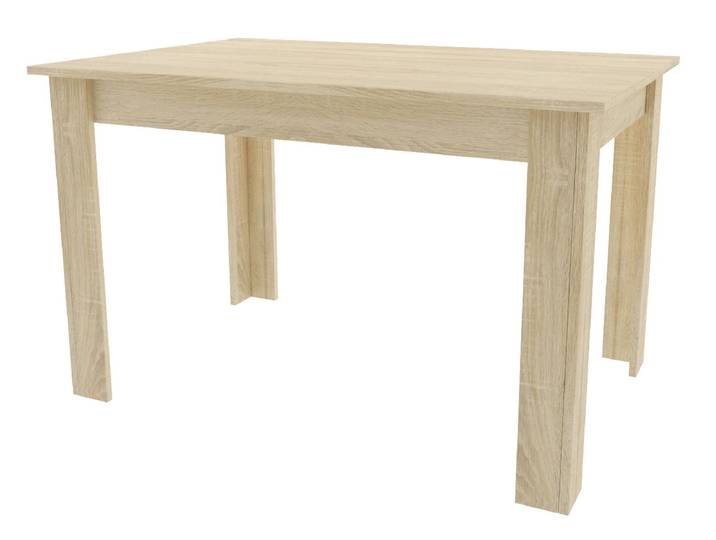 Esstisch mit Platte im Dekor UMEKO Sonoma-Eiche 120x80