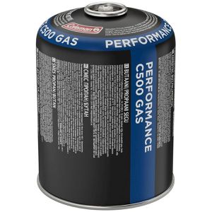 Coleman Gaskartusche 2182837, C 500, Ventilkartusche, Butan-/Propangas (70/30%), 440g