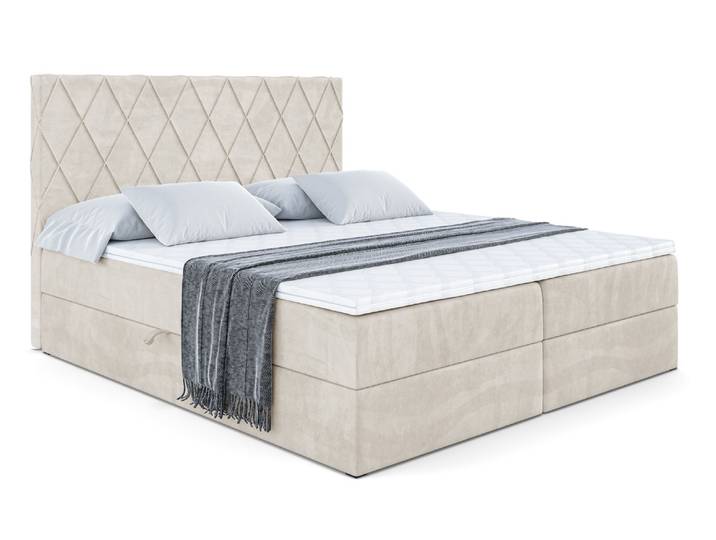 Boxbett LEPARO 120x200 cm Dunkelgrau - Casablanca 2315