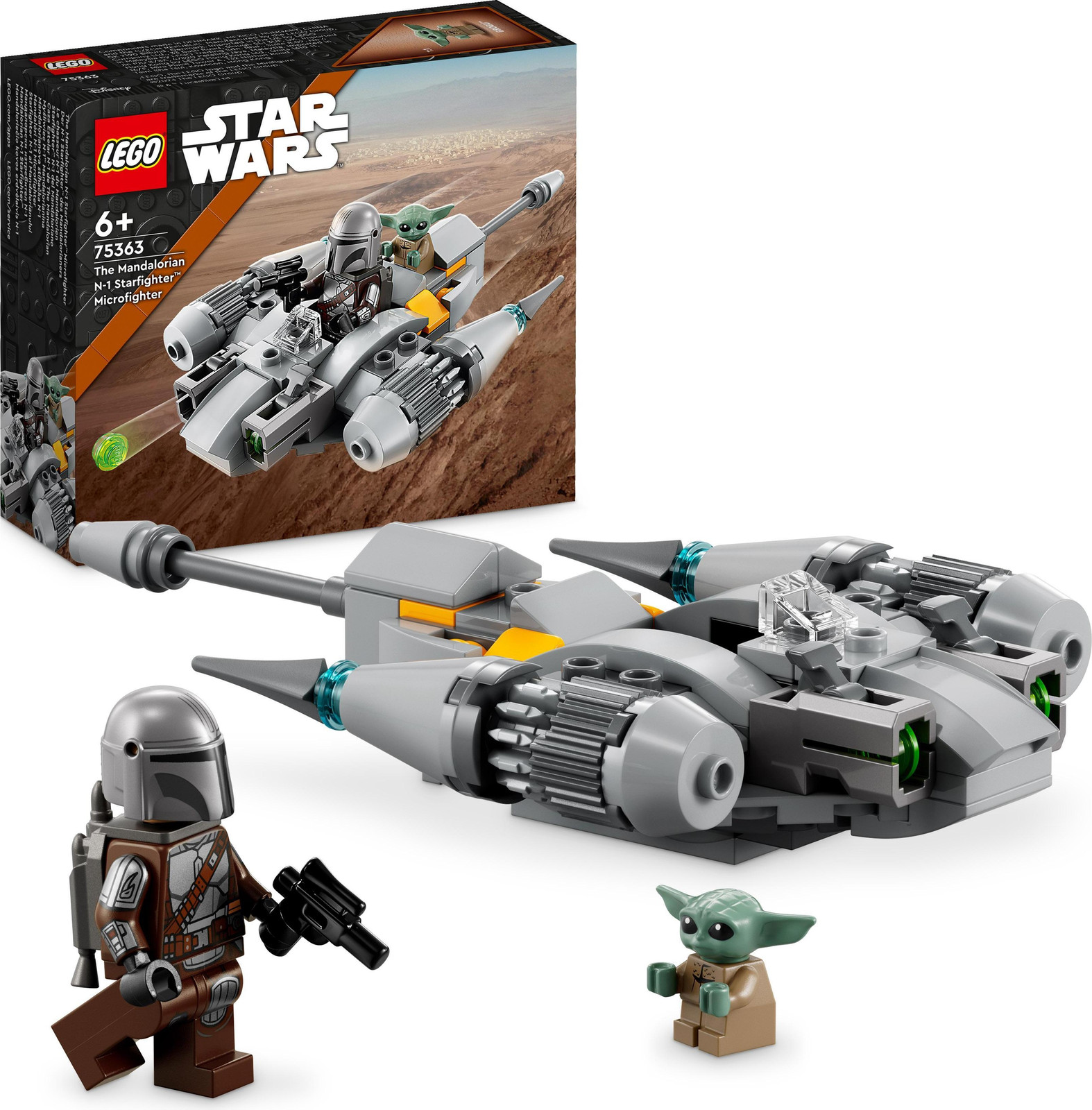 Lego Star Wars De Mandalorian N-1 Starfighter Microfighter