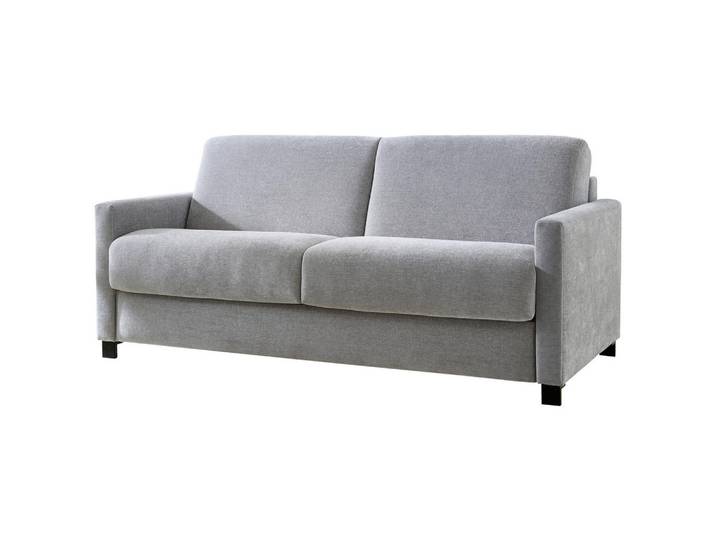 Bali Schlafsofa, Grau, Metall, 185x84x100 cm, Textiles Vertrauen - Oeko-Tex®, Typenauswahl, Fussart wählbar, Lederauswahl, Stoffauswahl, Armteilvarianten, Hocker erhältlich, individuell planbar, Wohnzimmer, Sofas & Couches, Schlafsofas