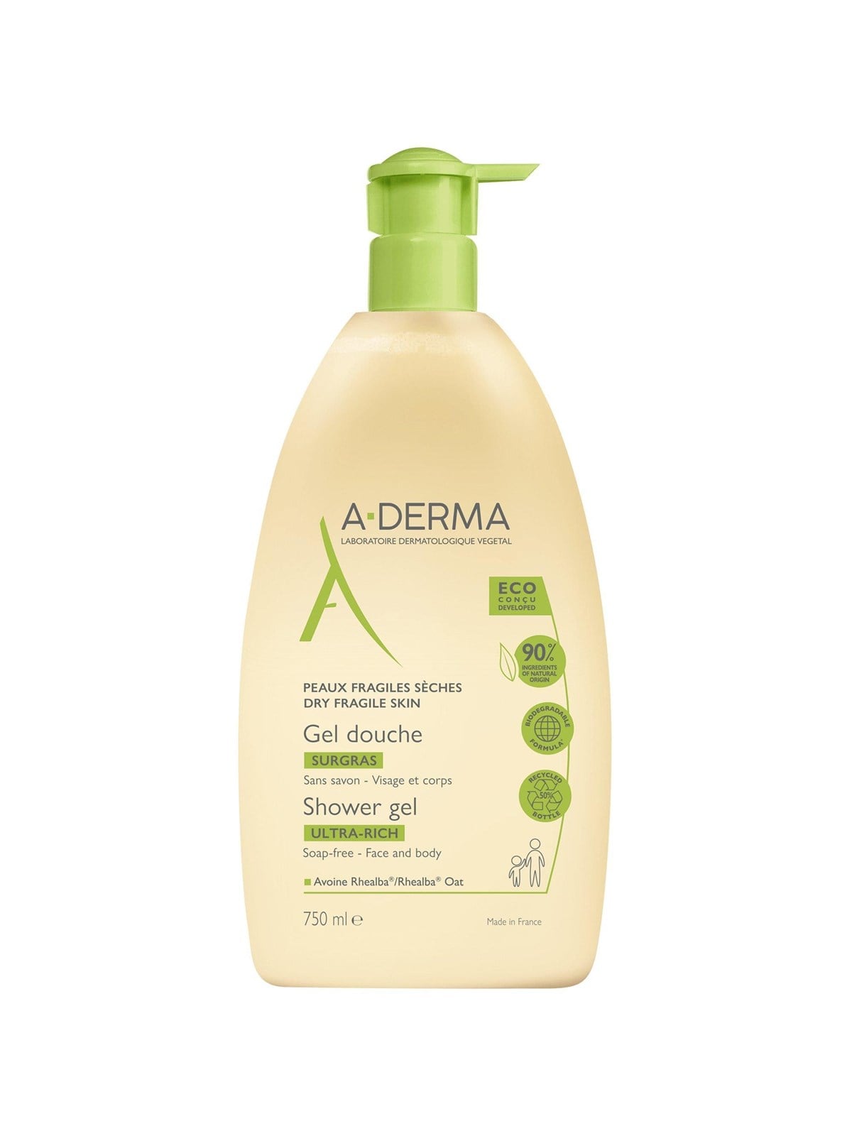 A-Derma Ultra Rich Shower Gel 750 ml