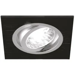 Einbauspot GU10 ALUM D BLACK/CHROME IDEUS 03590