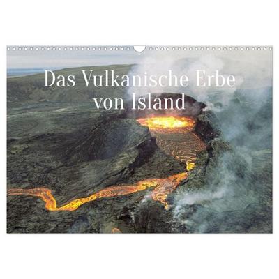 Das Vulkanische Erbe von Island (Wandkalender 2026 DIN A3 quer), CALVENDO Monatskalender