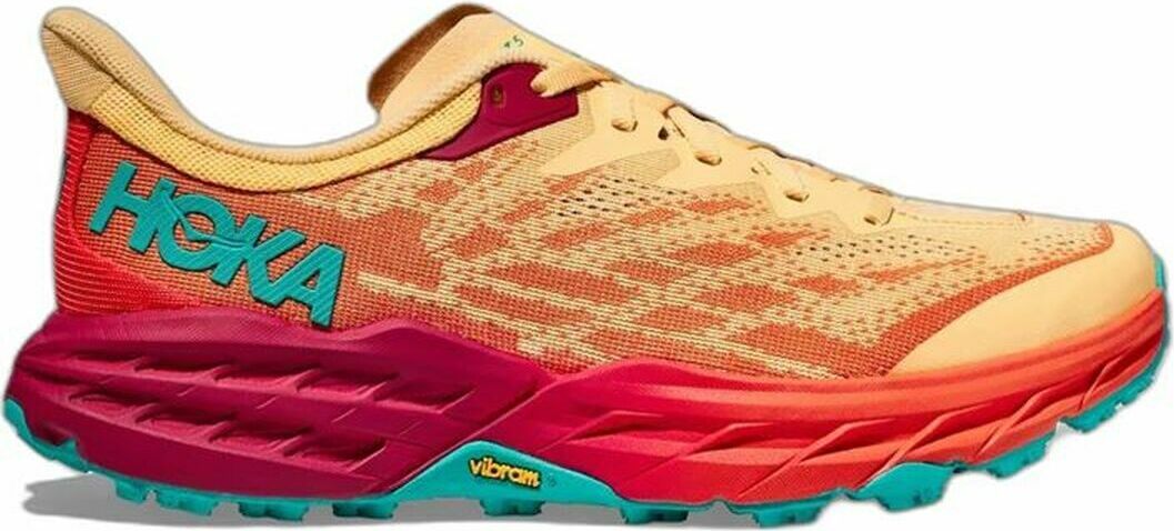 Laufschuhe für Erwachsene HOKA Speedgoat 5 Gelb Berg - 44