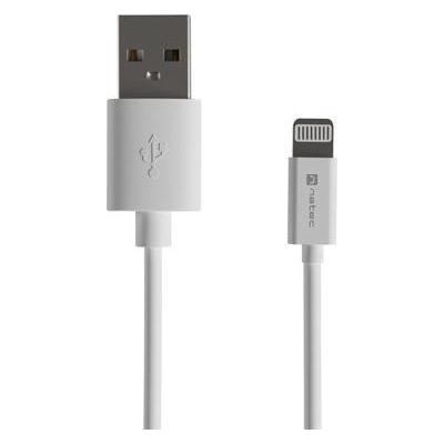 Genesis Kabel USB USB-A - Lightning Biały (NKA-2149) (2 m, USB 2.0, 12 W) (NKA-2149)