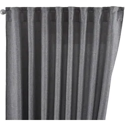 SCHLAUFENGARDINE »Jena« HxB 225x140 cm Grau