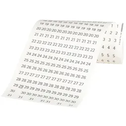 Franken Datumsstreifen »DS703A« für »Franken Plantafel 21029« weiß, 1.2x42x0.3 cm