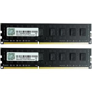 G-Skill Arbeitsspeicher Value, F3-1600C11D-16GNT, 16 GB (2x 8 GB), DIMM, CL11, DDR3-1600