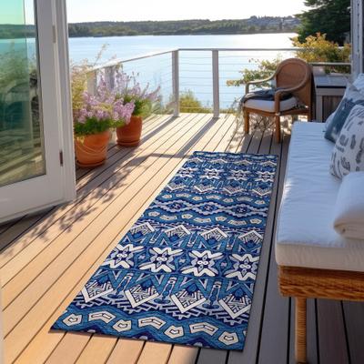 Addison Rugs Machine Washable Indoor/ Outdoor Chantille Mosaic Global Rug