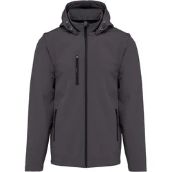 Kariban Unisex 3-Lagen Kapuzen Softshell Jacke Softshell-Jacke K422