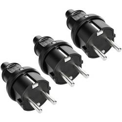 greate 503030-3 Schutzkontaktstecker Schwarz IP44