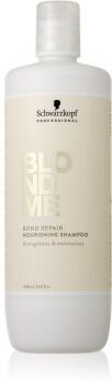 Schwarzkopf Professional Blondme Bond Repair Nourishing Shampoo champô intensamente nutritivo para cabelo loiro e grisalho 1000 ml. Blondme Bond Repair Nourishing Shampoo