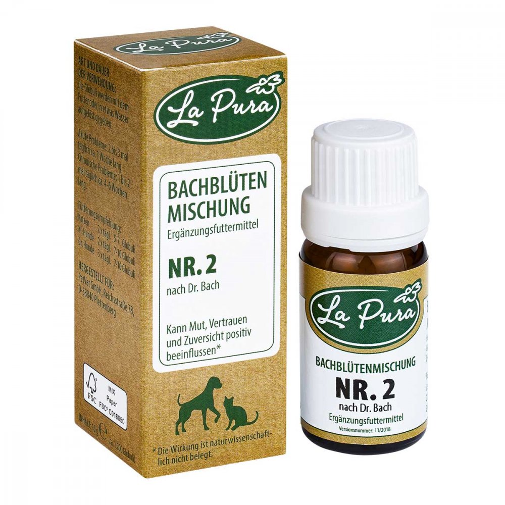 PetVet GmbH Lapura Bachblütenmischung Nummer 2 Globuli für hunde/katzen 15210855