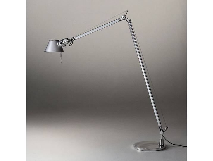 Tolomeo Reading LED-Stehleuchte, Alu, 3.000 K - Artemide - Wohnzimmer - Design - Metall - Einflammig