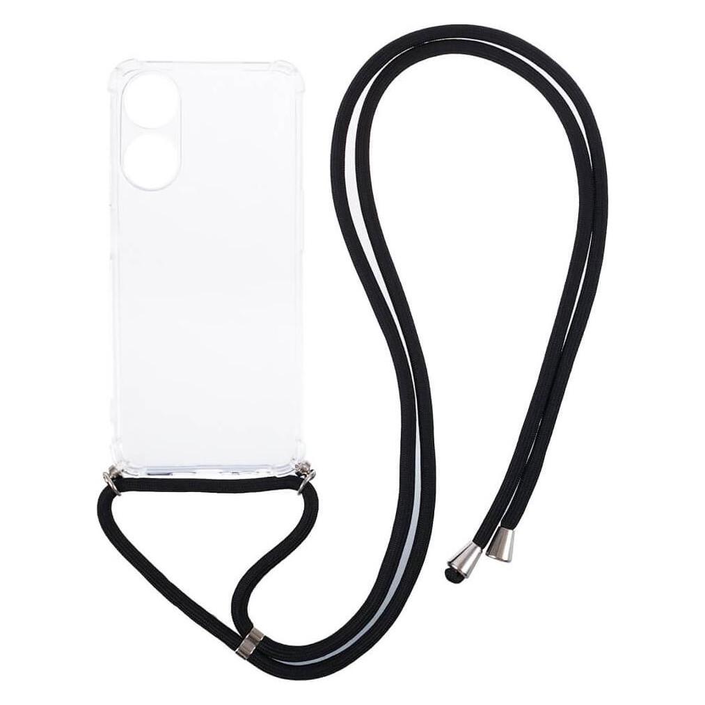 Cover-Discount OPPO A58 5G / A78 5G - Hülle mit Umhängeband transparent (Oppo A78 5G) (660165241A)