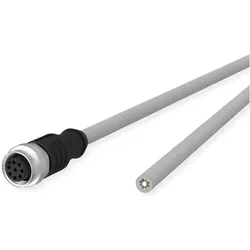 Metz Connect MC 142MKA20100 - Sensorleitungen M12 8 pol Kupplung> offenes Ende 10, Elektronikkabel + Stecker, Grau
