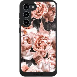 Nivocase Handyhülle für Samsung Galaxy S23+ Hülle NIVOpure Case Schwarz Blume Rose Vintage (Samsung Galaxy S23+), Smartphone Hülle, Schwarz