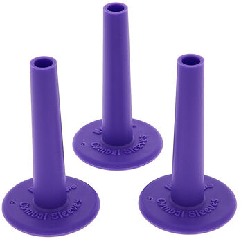No Nuts Cymbal Sleeves 3pcs Purple Lila