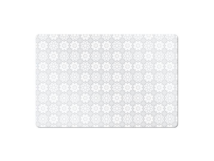Set de table Fleurs 29 x 0 x 44cm Blanc/Blanc