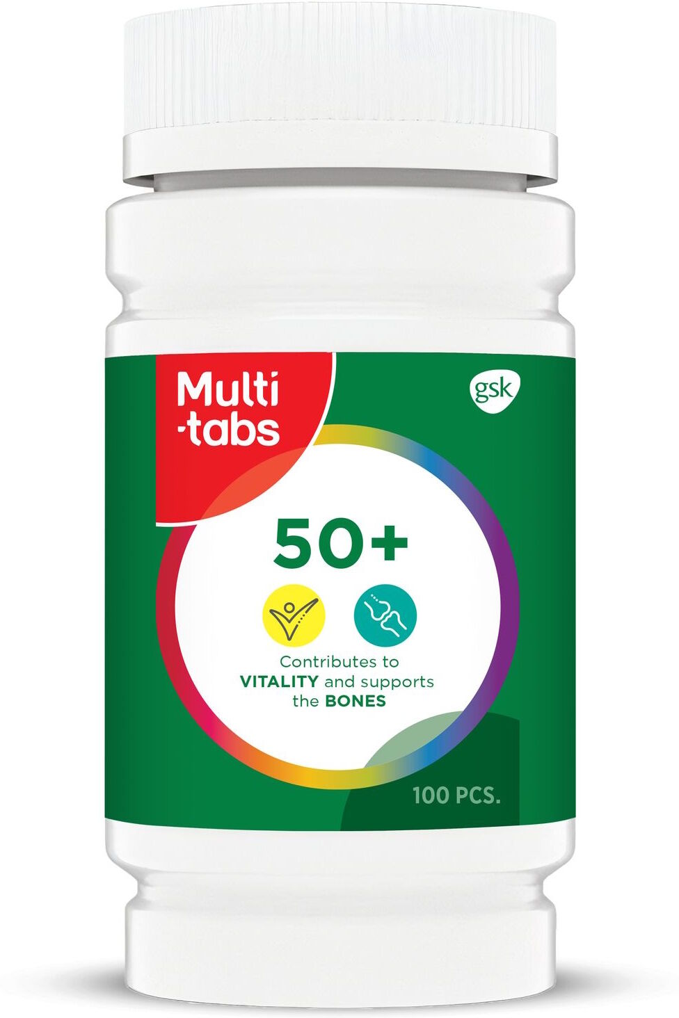 Multi-Tabs 50+ Kosttilskud 100 stk