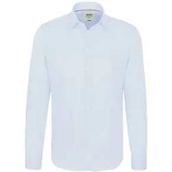 Hemd "BUSINESS" tailliert, langarm 105 - XS - sky