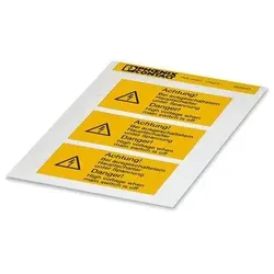 Phoenix Contact 0830462 Warnschild PML-W301 (74X37) PMLW30174X37  - 5 Stück