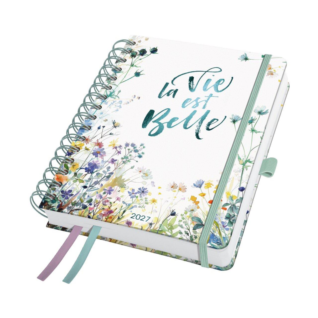 SIGEL Buchkalender Jolie 2027 Bloom pink, 1 St. 829867