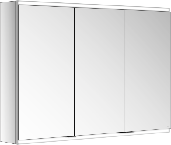 Keuco Royal Modular 2.0 Spiegelschrank 800311000100300 1050 x 700 x 160 mm, 1 Steckdose, 1 Doppel-USB-Ladestelle, Wandvorbau, 3-türig
