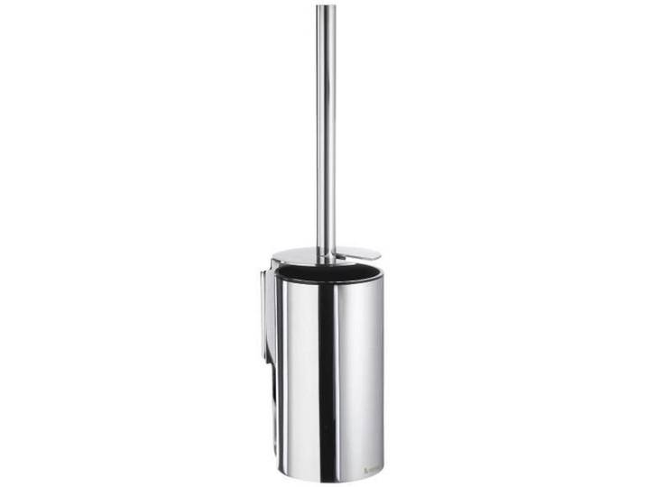 Smedbo Wc-Bürstengarnitur, Metall, 10.6x44.5x8.9 cm, Bürstenkopf austauschbar, Badezimmer, WC Ausstattung, WC-Bürsten