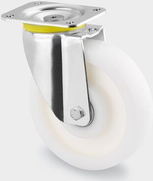 Polyamidtransportrad TENTE, drehbar, 125 mm, Kugellager