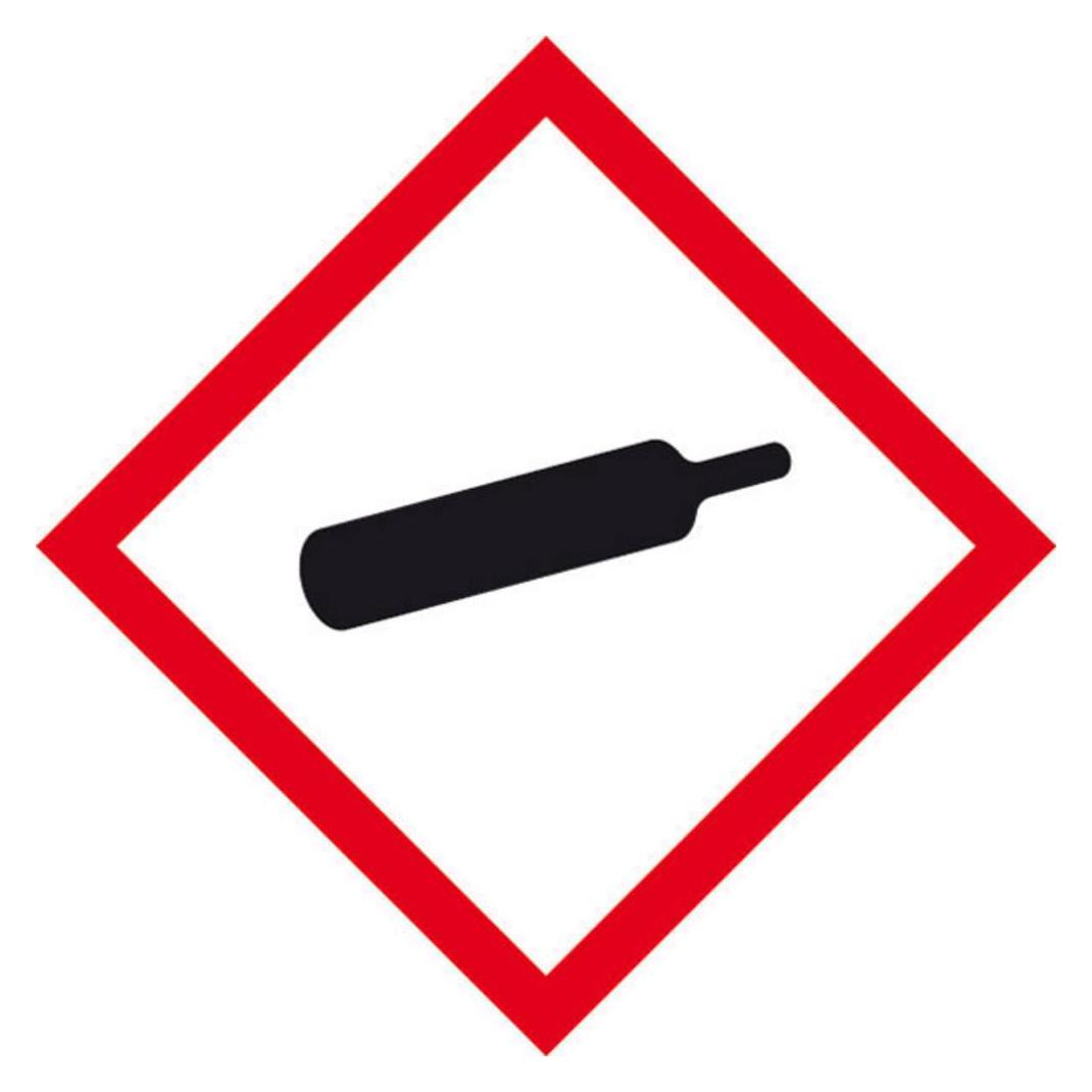 Wolk 39.B1015 GHS-Gefahrenpiktogramm 04 Gasflasche Polyester B x H 50 mm (39.B1015)