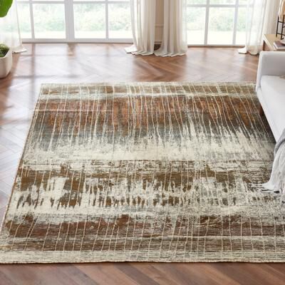 KALATY Radiant Horizon Abstract Area Rug