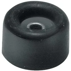 Prestien & Knüppel, Türstopper, Türpuffer Ø 40 mm Höhe 35 mm Gummi rot Dübelmontage