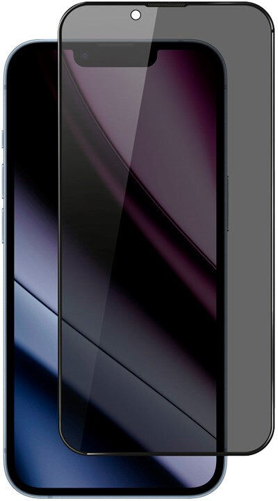 Epico - iPhone 16 / 15 / 14 Pro - Privacy Glass 3D Skærmbeskyttelsesglas m. Installationsramme - Gennemsigtig