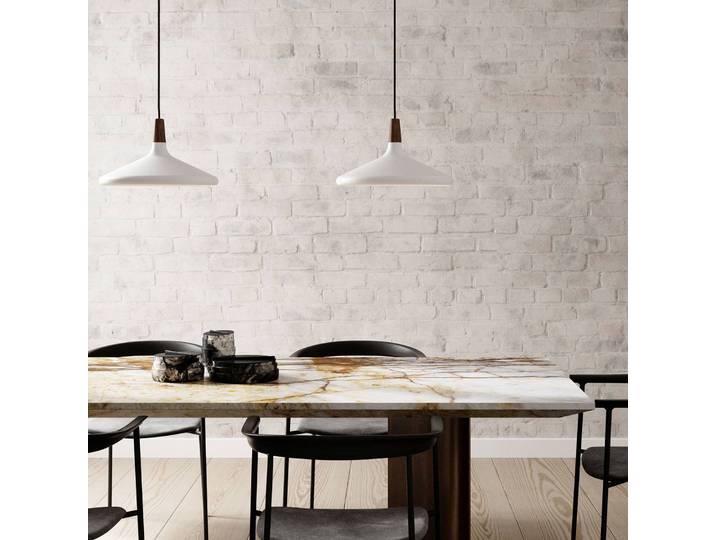 DFTP by Nordlux Designer Hängelampe Nori, dimmbar, weiß / opal, für Wohn- / Esszimmer, Metall, Modern, Pendelleuchte