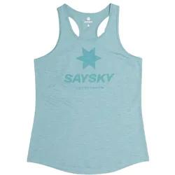 Saysky Damen Logo Combat Pro Singlet blau