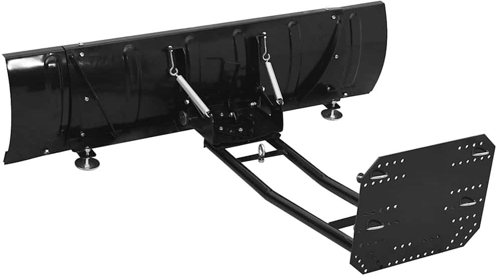 vidaXL Chasse-neige pour VTT 150x38 cm Noir