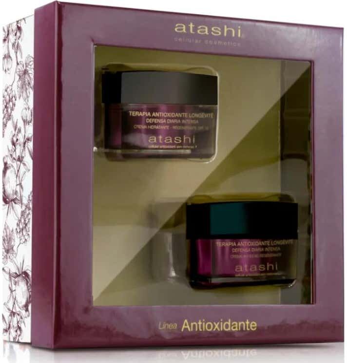 Atashi Cellular Antioxidante Antiedad 50 ml + Crema Hidratante Spf15 50 ml
