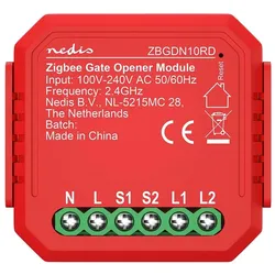 Nedis, Lichtschalter + Storenschalter, SmartLife Power Switch Zigbee 3.0 2.5 W Terminal Anschluss App erhältlich für: Android™