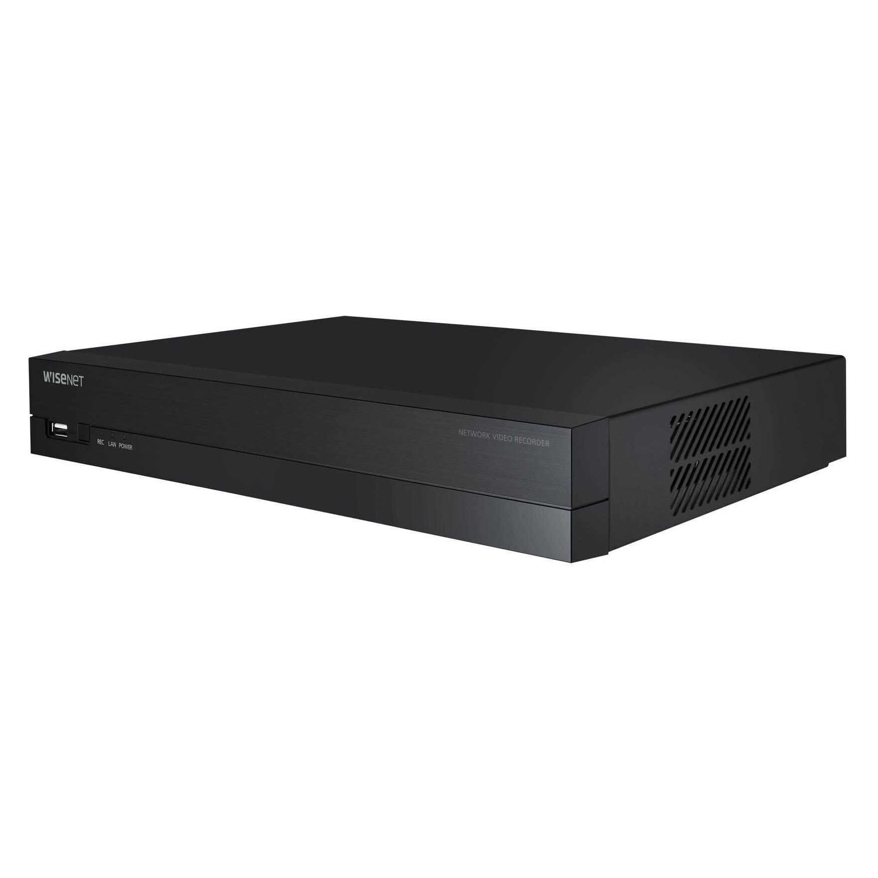 Hanwha Wisenet QRN-430S-4TB-S NVR 4 Kanal (Netzwerk Videorecorder (NVR)) (QRN-430S-4TB-S)
