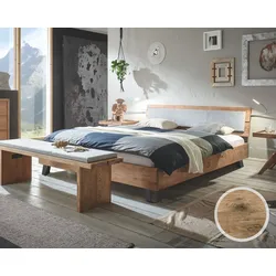 Hasena Oak-Vintage Massivholzbett Jeno/Alpa  – erhältlich in 4 Größen